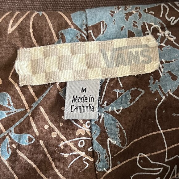 Vans Brown Trench Coat M - Picture 4 of 6